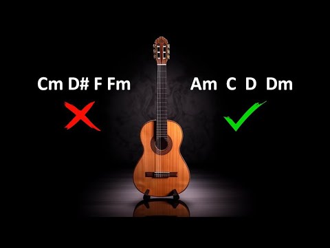 видео: КАК СЫГРАТЬ ЛЮБУЮ ПЕСНЮ НА ПРОСТЫХ АККОРДАХ | уроки гитары