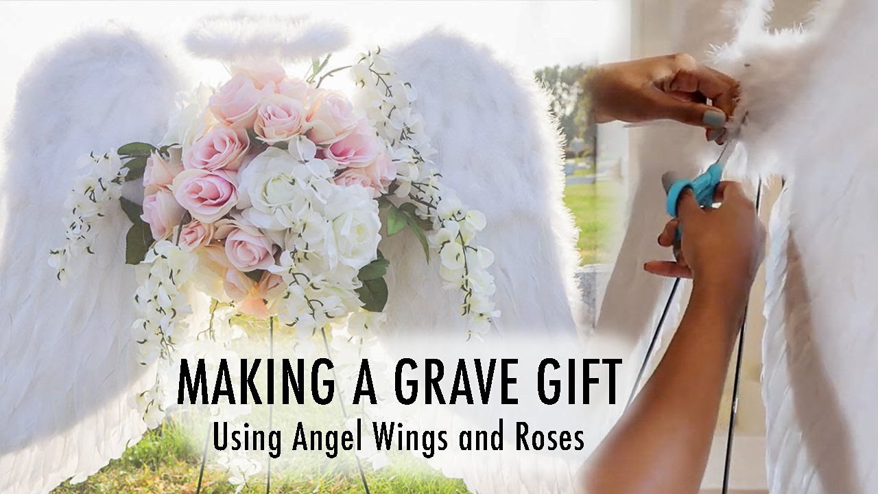 Angel Wings Funeral Tribute | Unique Funeral Service Display