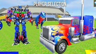 Robot Transformer Optimus Prime | Police Truck Robot Game - Transform Dinosaur Robot #Part2 screenshot 4
