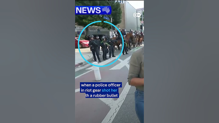 Journalist hit with rubber bullet at anti-ICE protest in LA | DW News