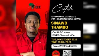 EFF's Sinawo Thambo debating - 06 October 2026