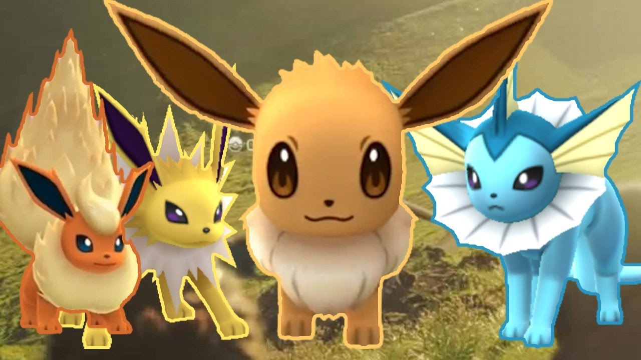 Evolução da Eevee - Pokémon Go.  Eevee pokemon, Pokemon, Pokemon go