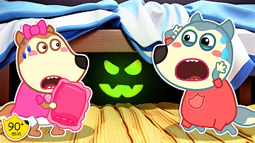 Who Is Under The Bed Song + More | Educational Funny Kids Songs By Wolfoo Karaoke 🐺🎶