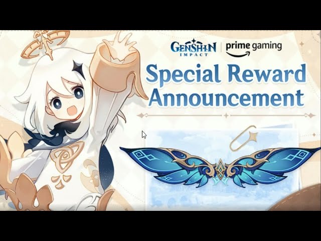 Super Limited Edition Glider Genshin Impact x Prime Gaming Collaboration -  the Starlit Feast 