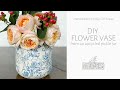 Upcycle Glass Jar into a DIY Flower Vase: An Easy Mother's Day or Holiday Gift DIY