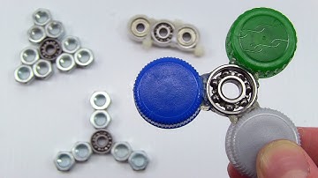 HOW TO MAKE A FIDGET SPINNER AT HOME - AWESOME LIFE HACKS