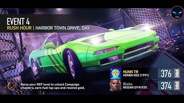 NFS No Limits | BLACKRIDGE BREAKOUT | Day 1 - BREAKOUT | Event 4 - RUSH HOUR | HONDA NSX (1991)