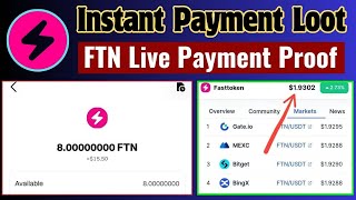 Instant Payment Airdrop Today | FTN airdrop instant withdraw today, FTN Coin Crypto Loot