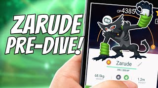 Zarude Pre Dive in Pokemon Go! Coming soon!