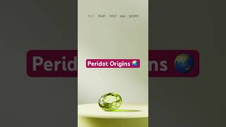 The Real Source of Peridot Gems 💚 #peridot #source #science
