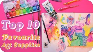 My Top 10 Favourite Art Supplies I Use ✨💖