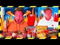 Worlds SPICIEST Drink CHALLENGE! Loser DRINKS (Papa Jake Vs Logan Challenge)