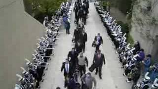 Northwestern Marching Band plays Go U Northwestern, Ryan Field, Evanston, IL, 2007-10-13