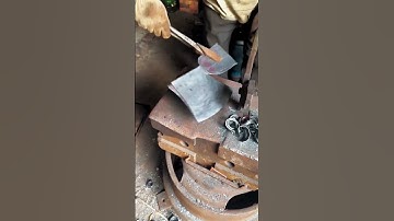 One knife axe forging process  Good tools and machinery make work easy
