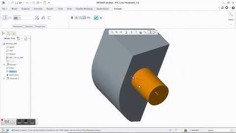 CREO 3.0 IN TELUGU EXTRUDE, REVOLVE, SWEEP