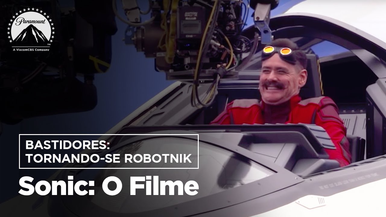 SONIC: O FILME (2020) Tornando-se Robotnik com Jim Carrey 