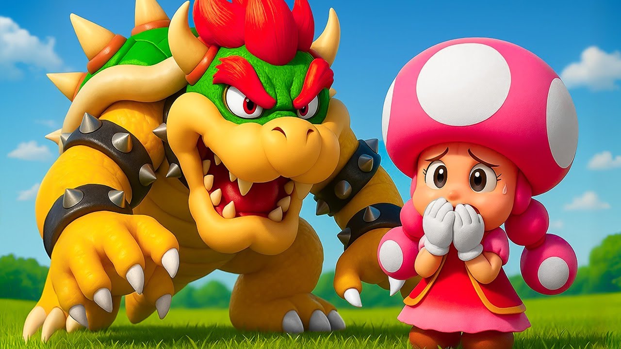 Horror! Bowser Kidnaps Toadette! 😱🔥 Super Mario Odyssey Story