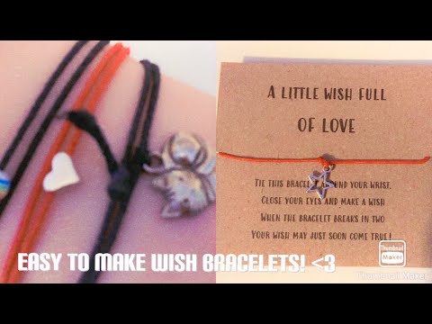 Video: Paano Gumawa Ng Isang Wish Bracelet Gamit Ang Iyong Sariling Mga Kamay