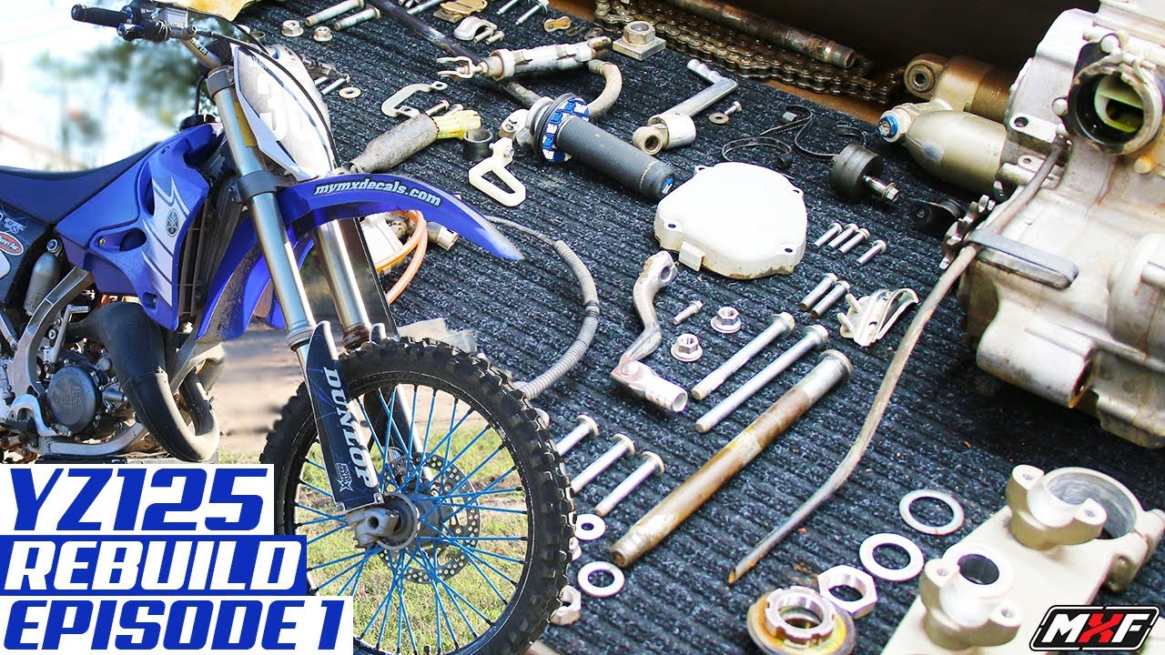 How To Teardown A Dirt Bike Step By Step To Frame • Yz125 Rebuild Ep. 1 • Win This Bike!!