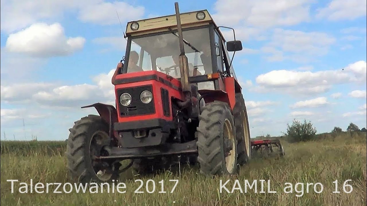 Talerzowanie z POMPĄ 2017 | Zetor 6245 | KAMIL agro 16