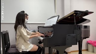 ロシアのワルツ／C.ロリン　ピアノ連弾　みれい　小4   Rina音楽教室　秦野市ピアノ教室