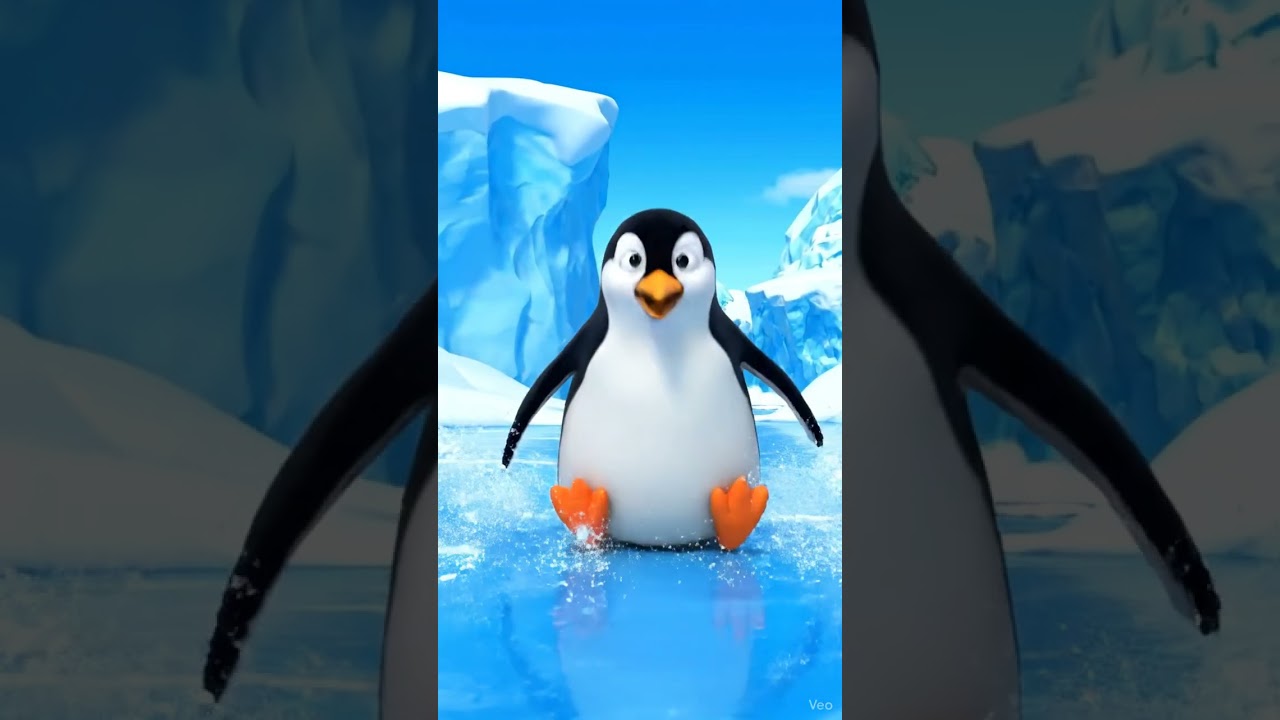 Grumpy Penguin 🐧 | Funny 3D Short | LaughLine Sketches | 