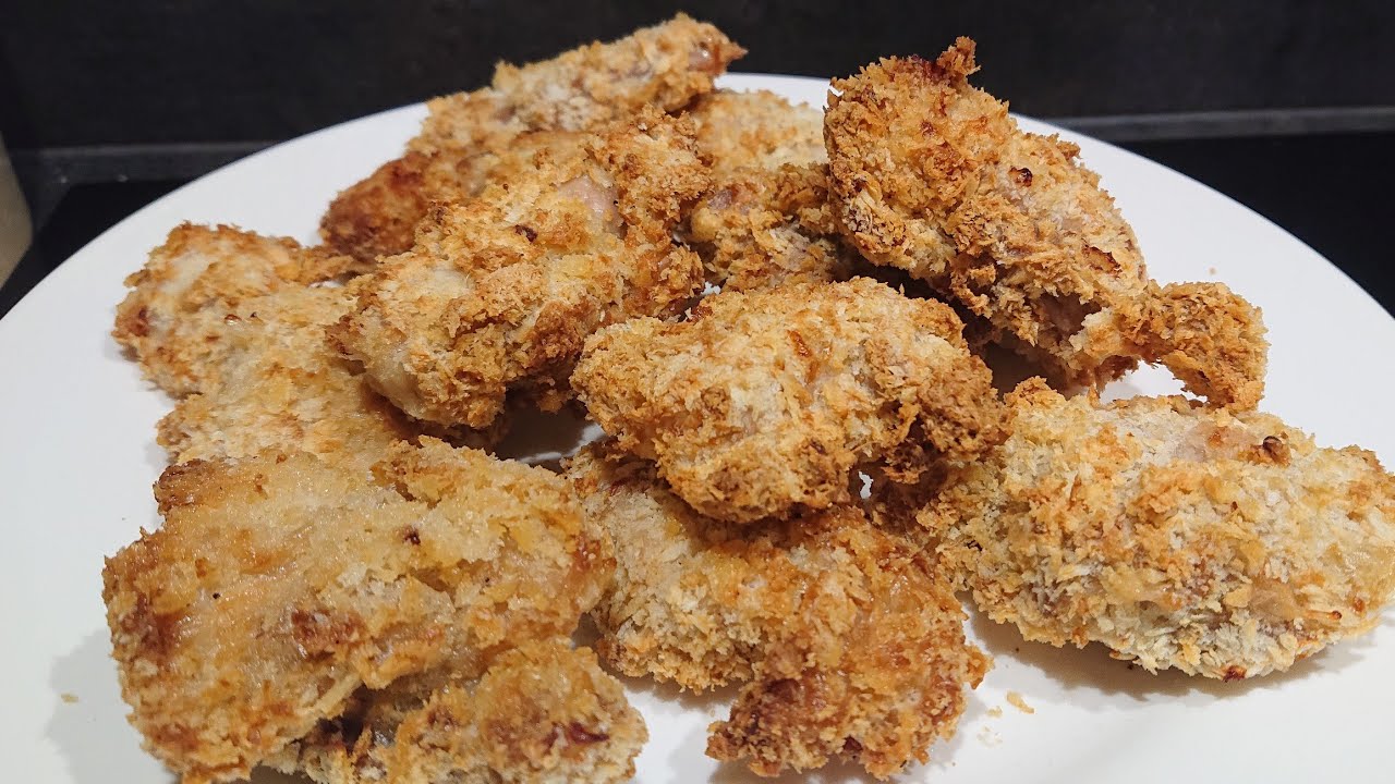 recette poulet croustillant au air fryer / chez Linh&Darkov - YouTube