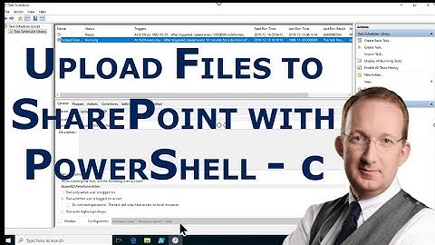 140 Upload Files to SharePoint via PowerShell - C Schedule - PowerShell with SharePoint from Scratch