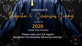6.7.2026| | Scholarship Sunday| Rev. Dr. Allison Henderson-Brooks, Senior Pastor