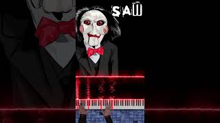 Ultimate Halloween Top 10 - Saw Theme Song (#2) #pianotutorial#halloween #horrorshorts#horror
