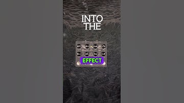 Into The Waves Delay Pedal With Distortion And Modulation