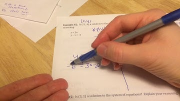 Lesson 6.1 Part 1: Systems of Linear Equations Example # 2 Video