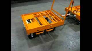 Industrial Cart Accessories, Hitch & Coupler Pedal Release Draw Bar & Docking Station