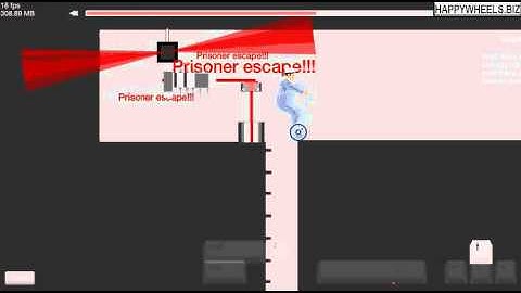 Level Jail Escape 1 - Happy Wheels Game - Level Walkthrough
