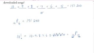 4.3 Permutations When All Objects Are Distinguishable
