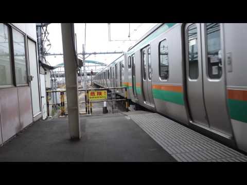 湘南新宿ライン 東海道線直通  快速平塚行き  大宮駅 到着