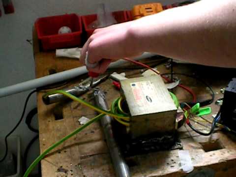 High Current Microwave Transformer (Rewound) - YouTube