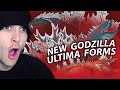 Reacting to EVOLUTION of GODZILLA ULTIMA SINGULAR POINT (All Forms)