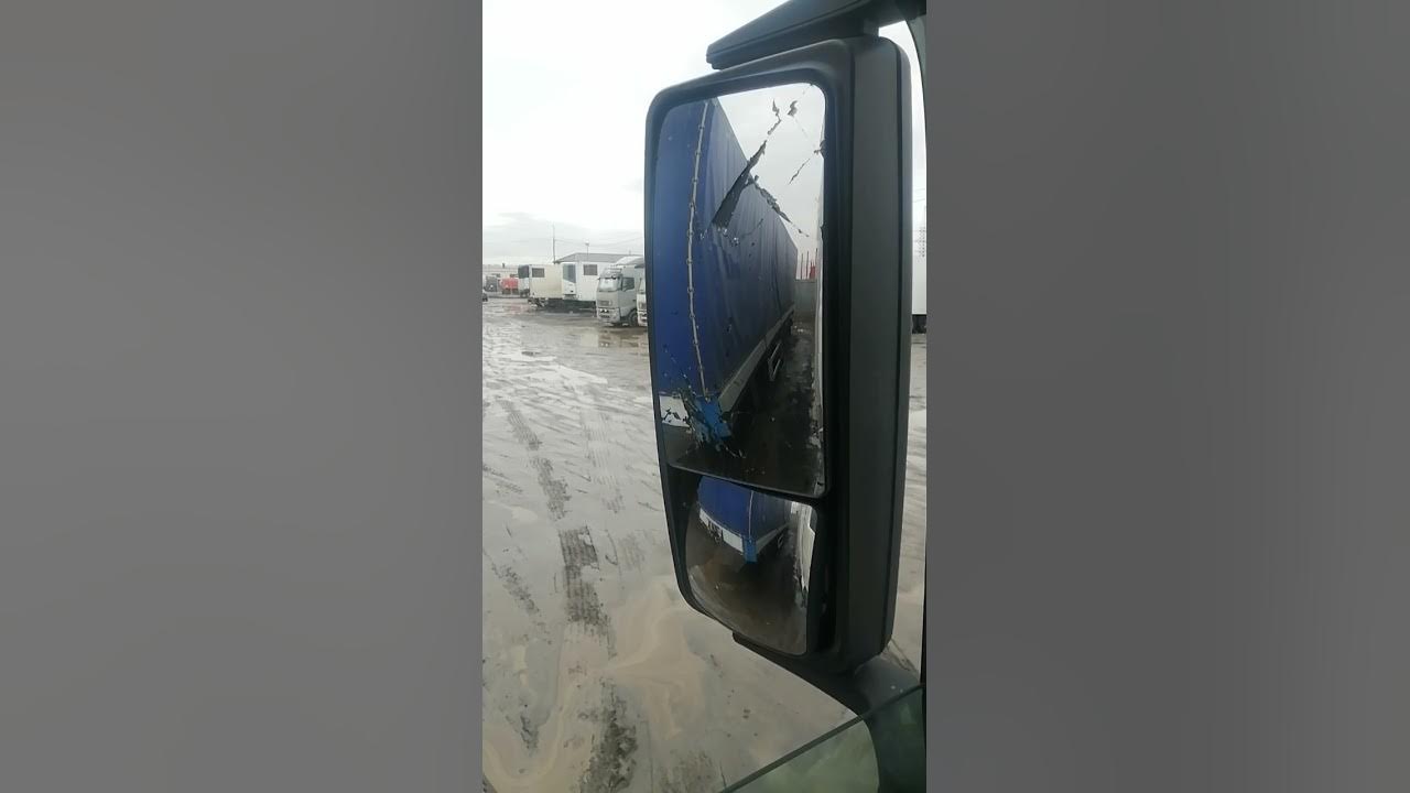 Как снять зеркало заднего вида даф 105 Замена зеркала заднего вида MAN TGX - YouTube
