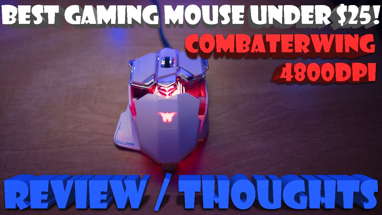Best Gaming Mouse Under 25! Combaterwing 4800dpi Gaming Mouse Review