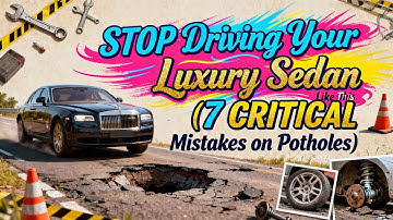 STOP Driving Your Luxury Sedan Like This (7 CRITICAL Mistakes on Potholes)