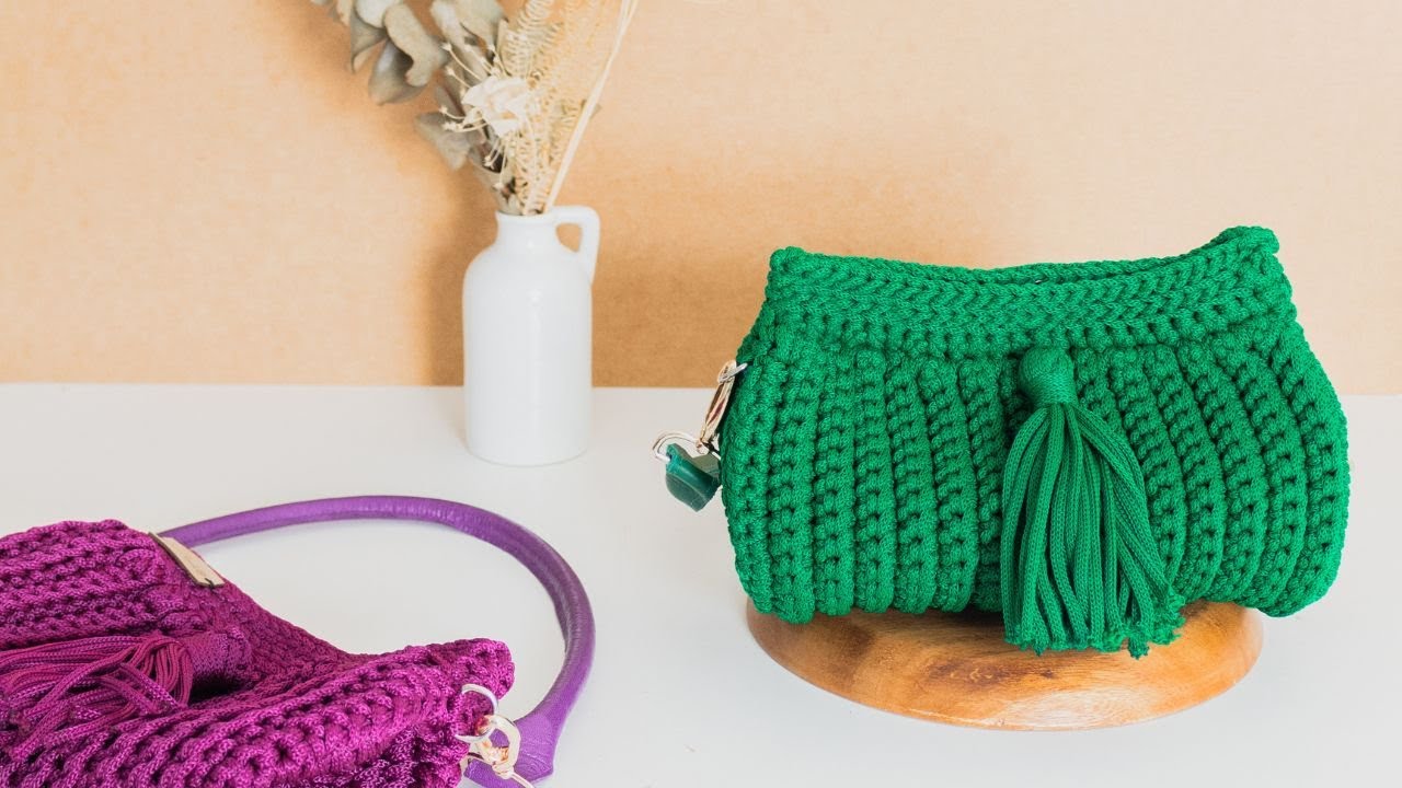 How To Make Crochet Handbags at Home Latest design - Crosia Ke Bag - YouTube