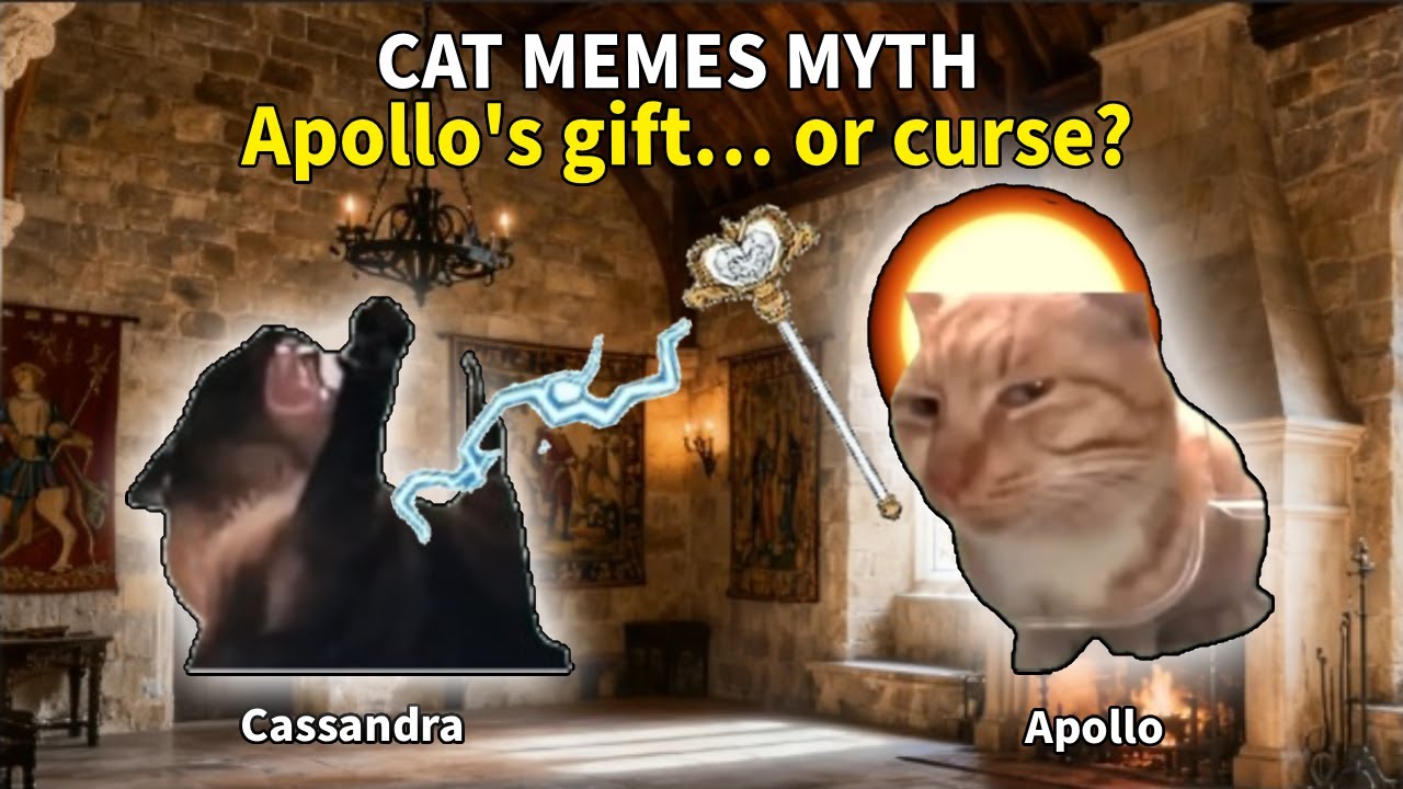 🐾CAT MEMES MYTH #08 🐱 Apollo curses Cassandra🐱 - YouTube