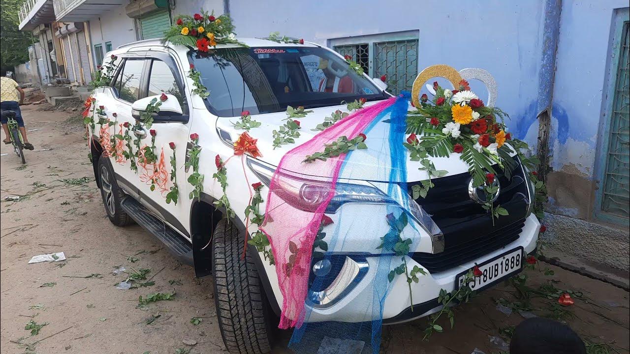 Wedding car decoration - Indian style #Traditional #weddingcar