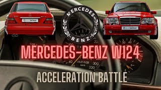 Mercedes-Benz W124 E-Class (all engines) - ACCELERATION BATTLE