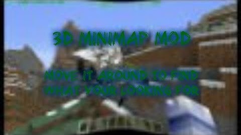 Zombiemod Test: Minecraft Mod Review: 1.7.2 3D MiniMap Mod