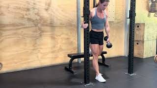 Hand Supported Bulgarian Split Squat