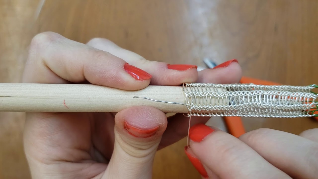 Viking weave part 2 adding wire YouTube