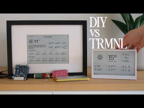 DIY E-Ink Display vs TRMNL — Is It Worth It? - YouTube