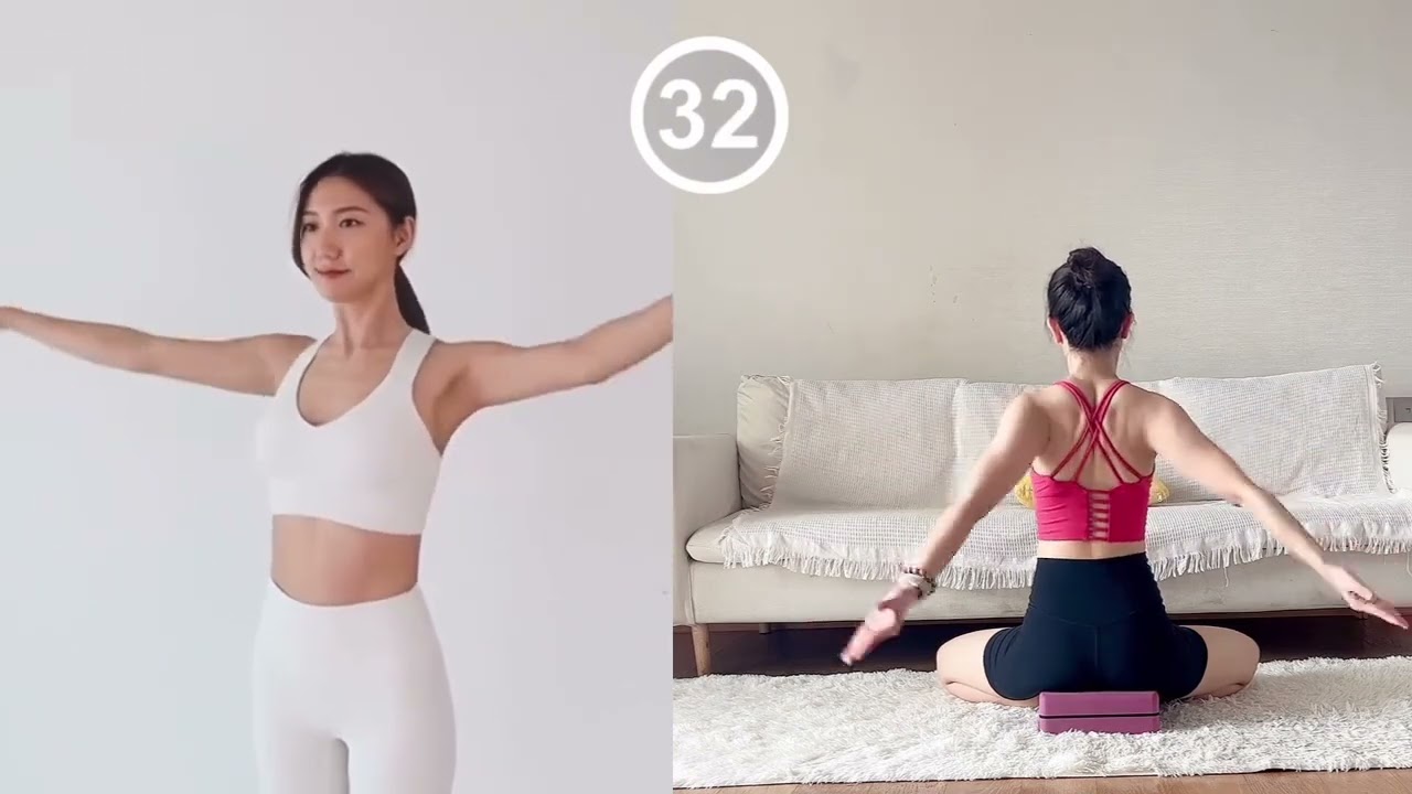 15-minute shoulder back and chest shaping training helps reduce excess fat tighten the